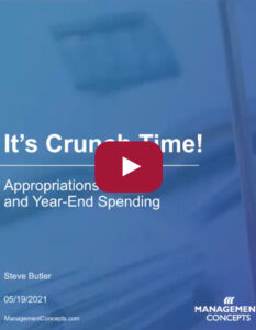 The title "It's Crunch Time!" on a blue background.